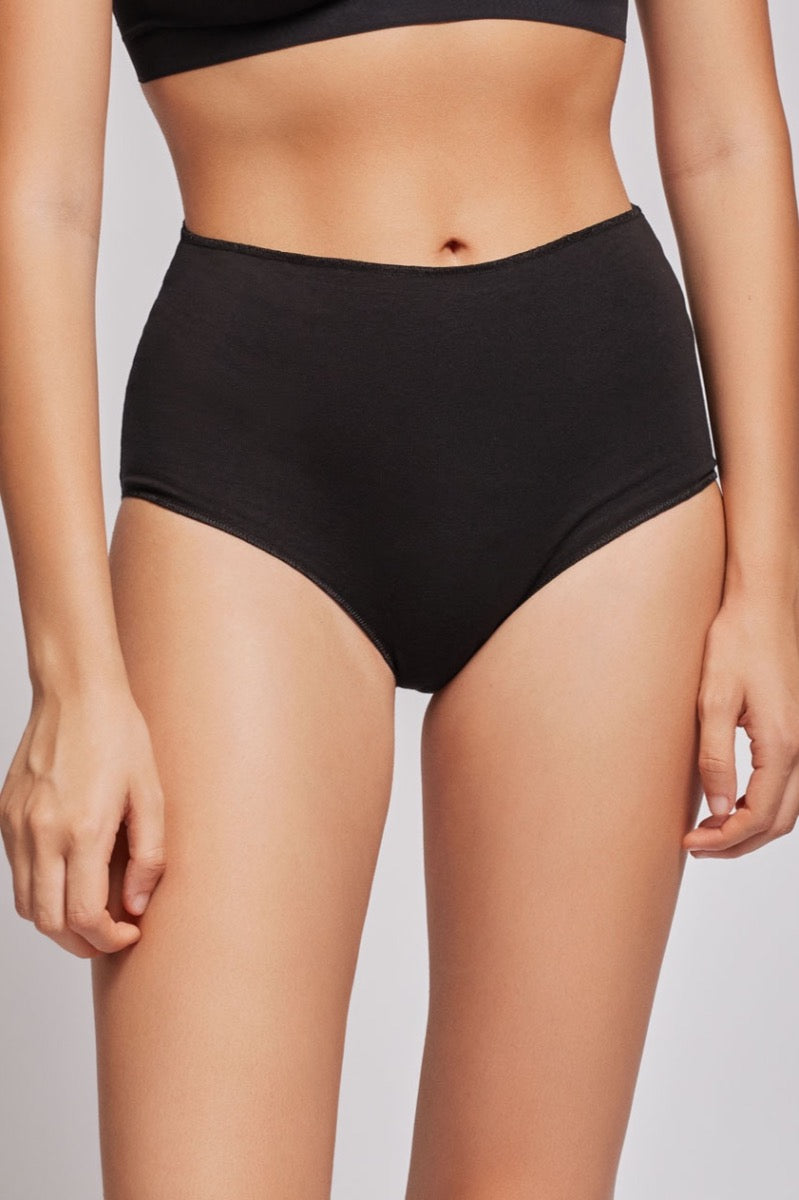 Orgaanilisest puuvillast kõrge pihaga klassikalised aluspüksid Undies