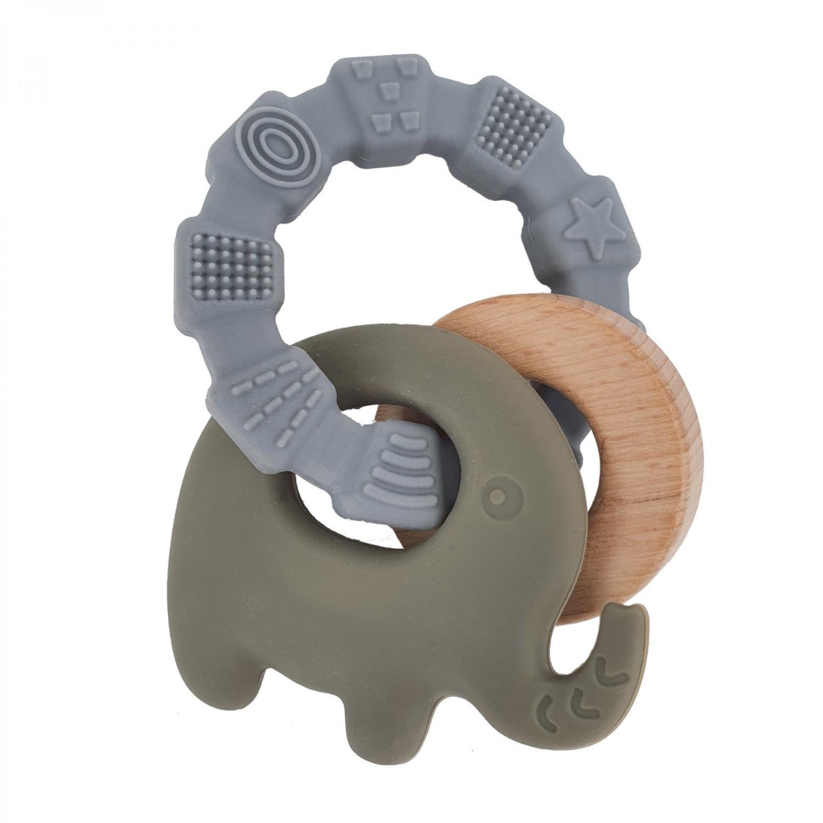 Närimisrõngas Elephant Green 0+