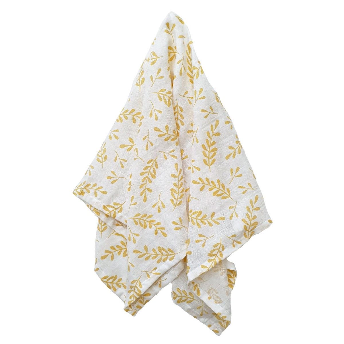 Orgaanilisest musliinist õhuline beebitekk Floral Yellow 4 tki 70x70