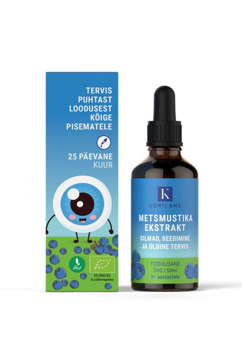 Metsmustika ekstrakt lastele 50ml 